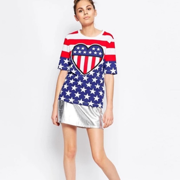 Love Moschino Love In The USA T-shirt